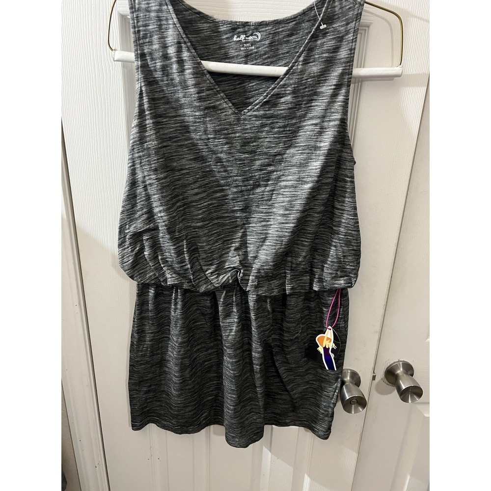 half moon by modern movement, sleeveless Knee Length dress, size Large NWT